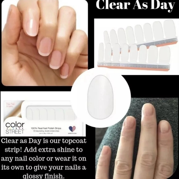 18. Color Street Nail Strips - Clear As Day - Picture 1 of 3